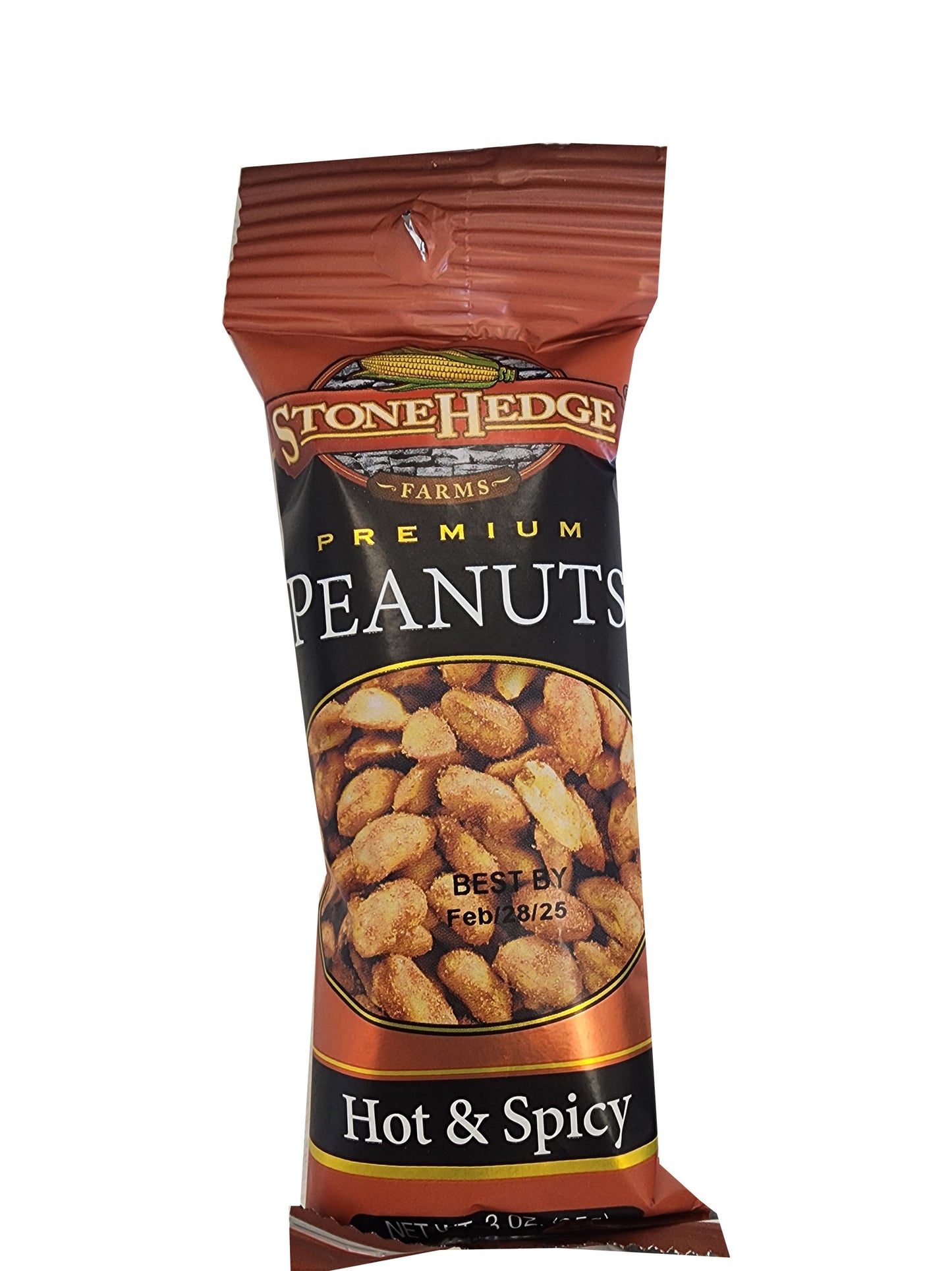 Hot and Spicy Peanuts 3oz bag