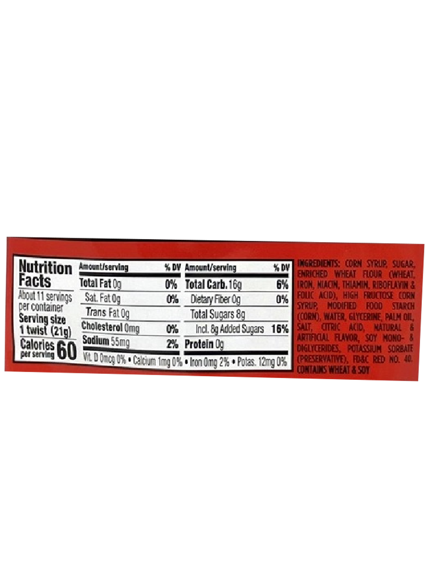 Red Licorice 8 oz bag - Amish Country Snacks