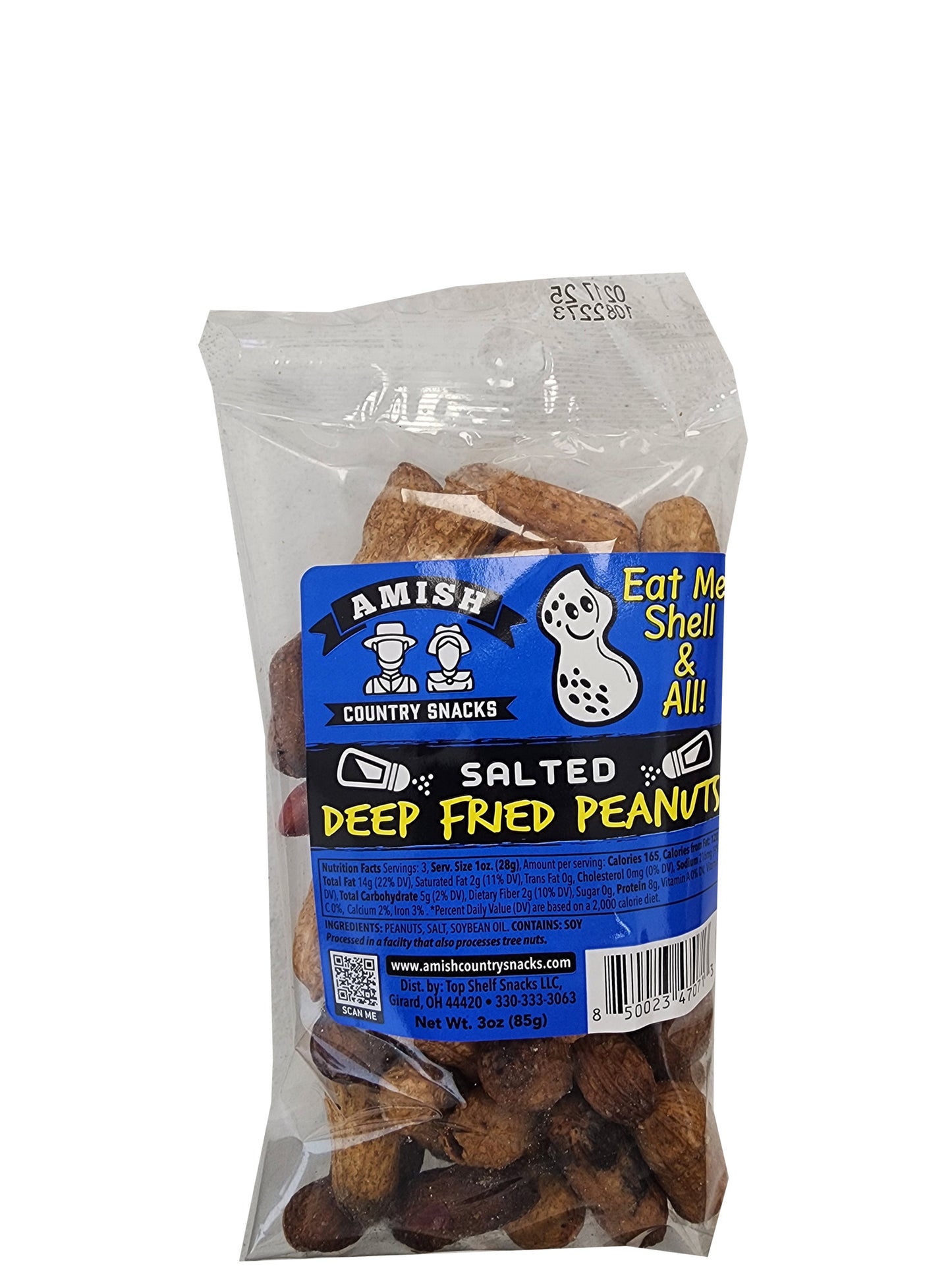 Amish Deep Fried Peanuts 3oz bag